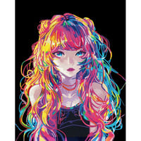 Diamond Painting Anime Girl, Basteln