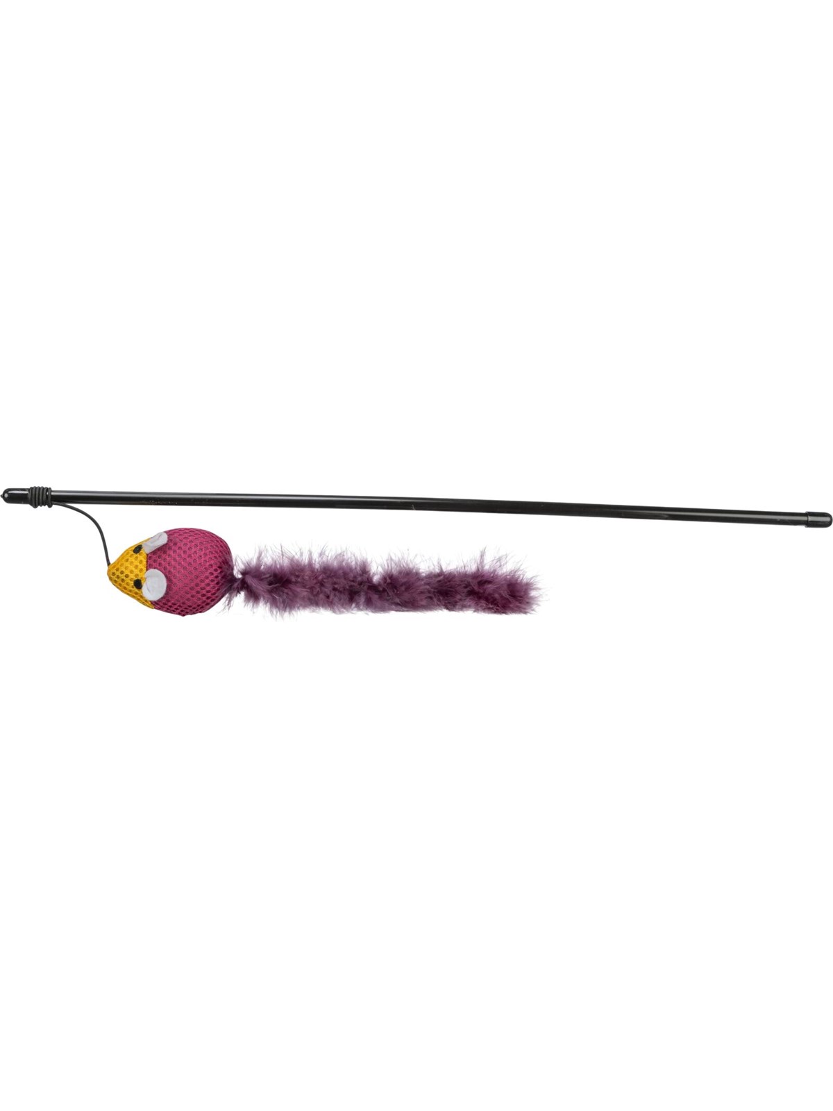 Trixie Katzenspielzeug Spielangel mit Vogel und Glocke Assortierte Farben 50cm