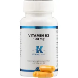 Vitamin B2 100 mg Klean Labs 60 ST
