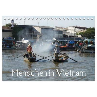 Menschen in Vietnam (Tischkalender 2027 DIN A5 quer), CALVENDO Monatskalender
