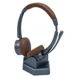 Dacomex wireless headset Bluetooth Monaural W/USB-A Stand (Docking, Kabellos, USB-A), Office Headset, Blau