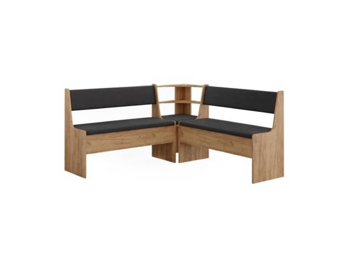 Vicco Eckbankgruppe Roman , Goldkraft Eiche, 150.1 x 150.1 cm geeignet für platzsparende Ecklösungen im Essbereich