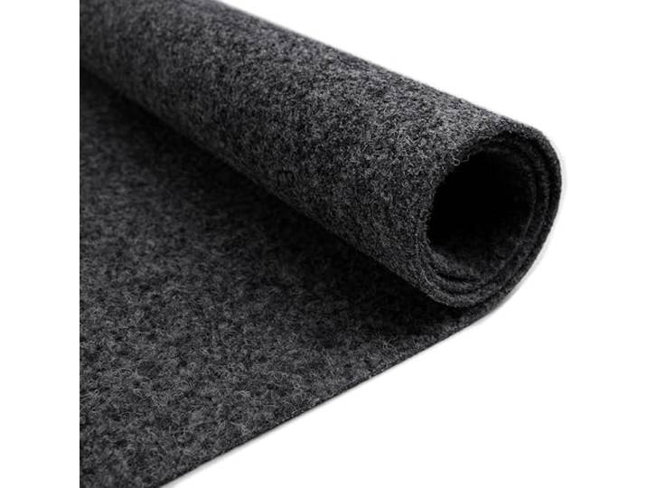 Primaflor Nadelfilz Rewind 900 Flat 200 x 2800 CM Anthrazit Strukturierter Teppichboden aus 100 % Polypropylen, Nutzungsklasse 33, Bfl-s1, antistatisch und 20 dB Trittschall