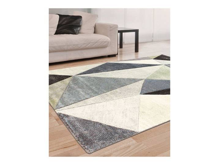 Tapis de salon - DELADECO - Design - 200x300 cm - Vert - Polypropylène