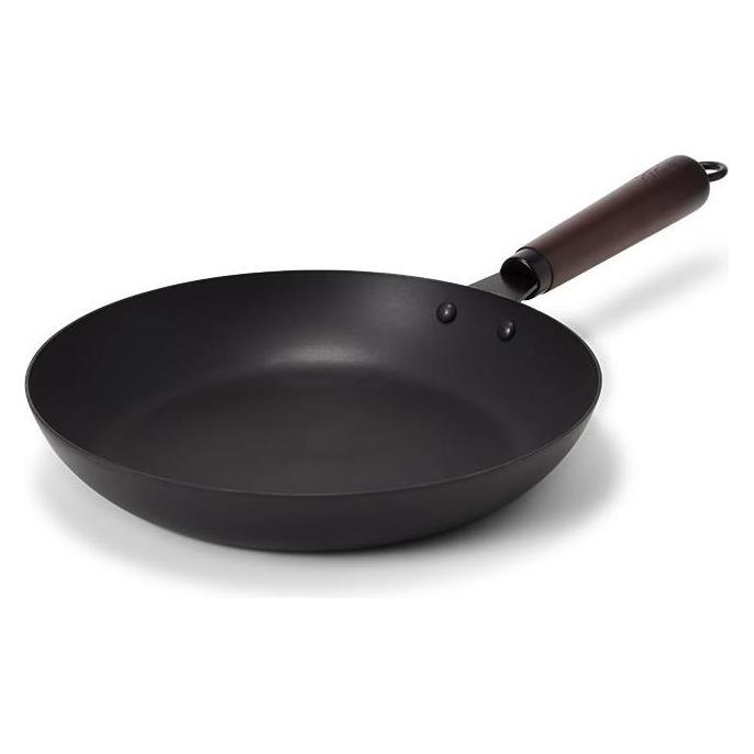 Satake Carbon Steel Frying Pan, 28 cm (Bratpfanne, 28 x 4.60 cm) (STI6128)