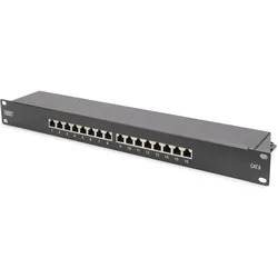 Digitus CAT 6 Klasse E Patch Panel, Server Zubehör, Schwarz