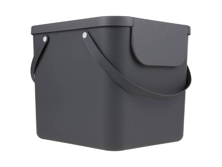 Rotho Recycling-Müllsystem Albula 34 × 39.5 × 38.5 cm 40 l