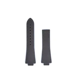 Oris Leder Lederband für Aquis Date 39,5mm 0752112NB - grau