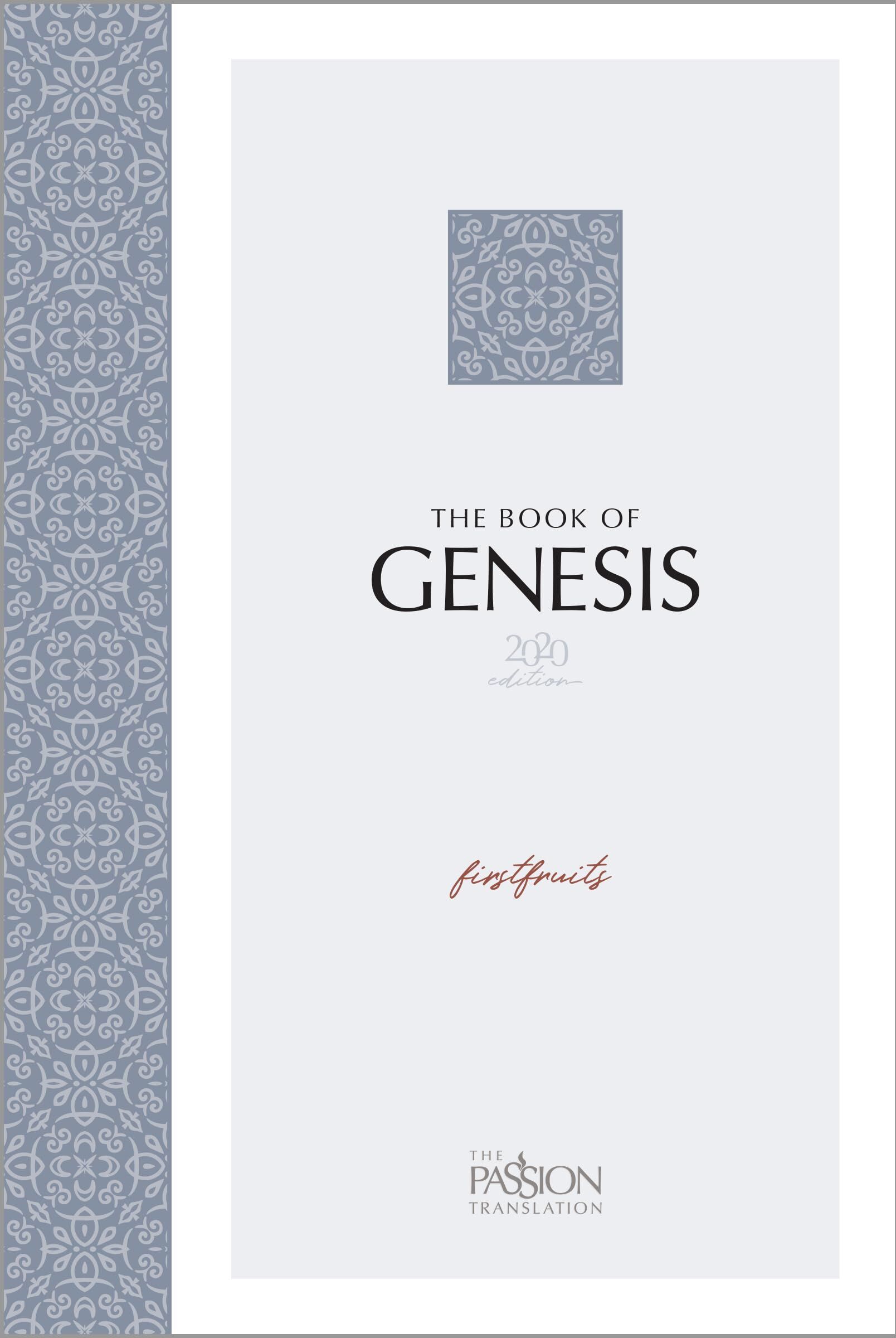 Brian Simmons - Genesis 2020 Edition: Firstfruits (The Passion Translation) - Preis vom 16.10.2026 11:41:07 h