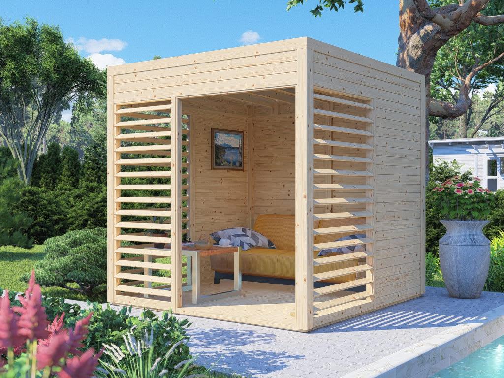 Pavillon Garten-Lounge 1 19 mm natur