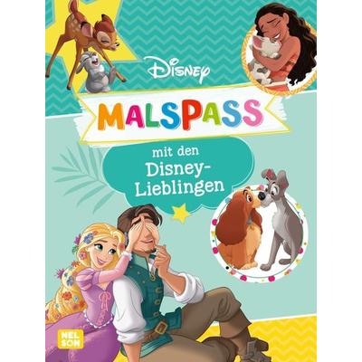 Disney Kreative Beschäftigung: Malspaß mit den Disney-Lieblingen, Taschenbuch von , Nelson, 978-3-8451-2668-5