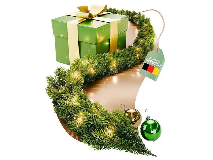 Guirlande artificielle LED 30cm