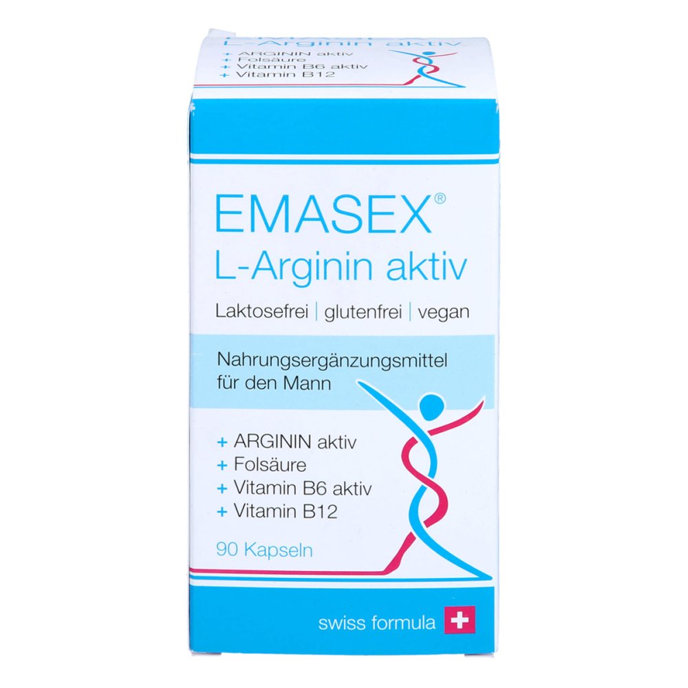adequapharm GmbH Emasex L-arginin Aktiv Kapseln 18027123