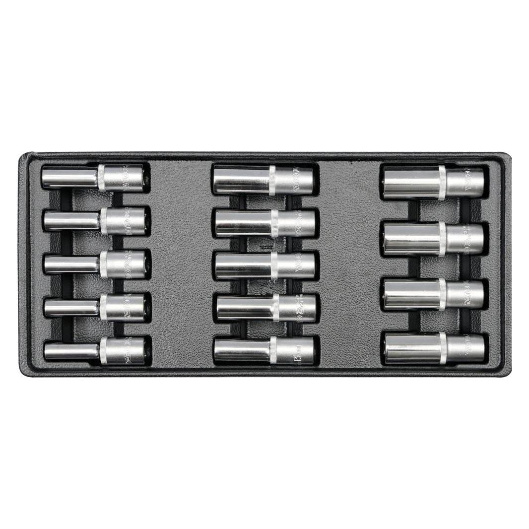 Yato Pvc Tray With 14pcs Deep Sockets 12 (1/2") (YT-5539)