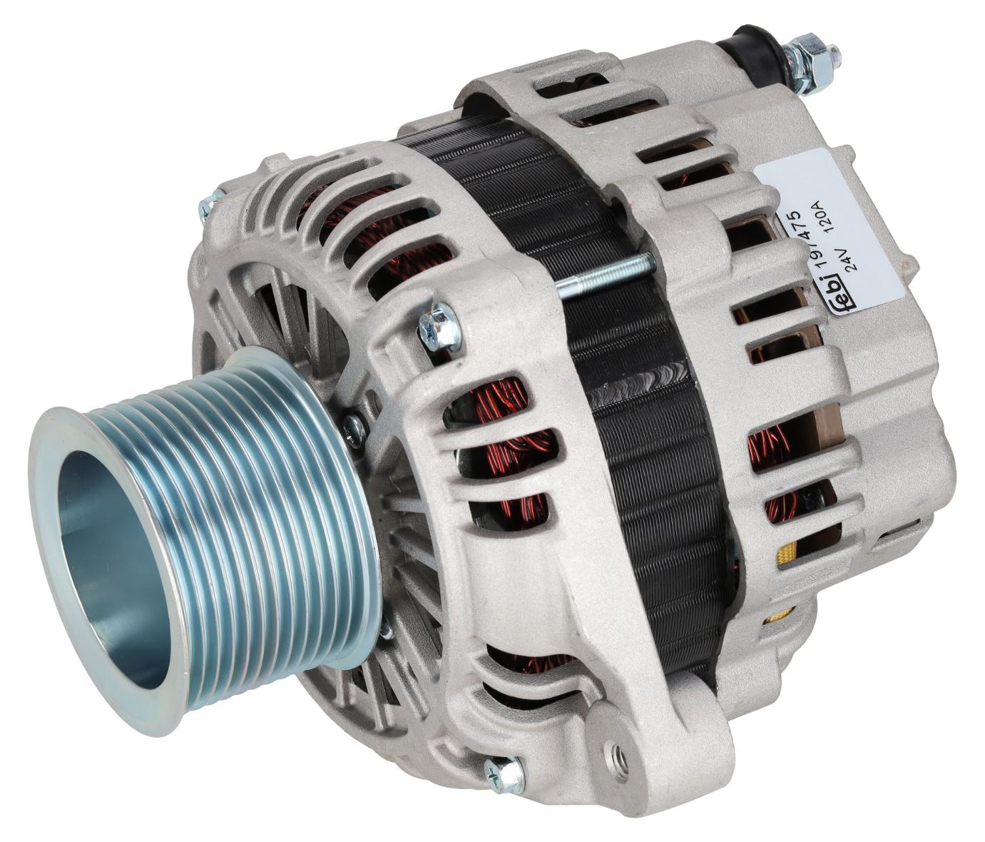 FEBI BILSTEIN 197475 Lichtmaschine Generator LiMa 120A 24V für IVECO T-Way Stralis II Stralis X-WAY S-WAY