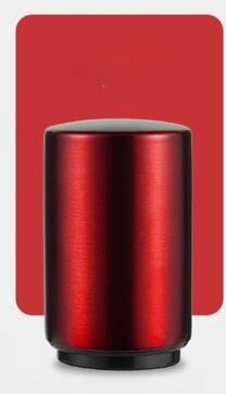 Uplifted Trends Automatic Stainless Steel Fingerprint Free Beer Bottle Opener Pressure Activated Effortless Bottle Cap Opening Tool red