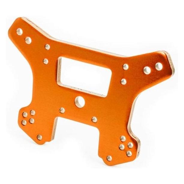 Traxxas dämpferbrücke vorn 6061-t6 alu orange eloxiert (TRX9539T)