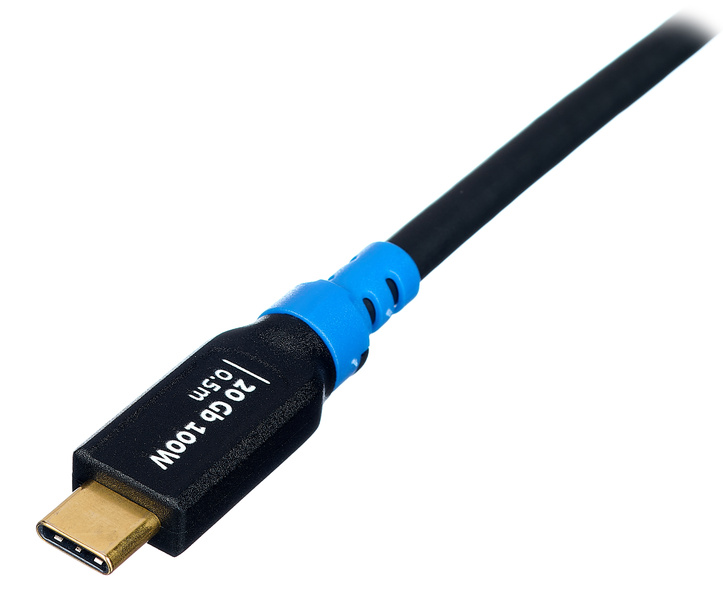 PureLink FI-U400-005 USB-C Cable 0.5m nero