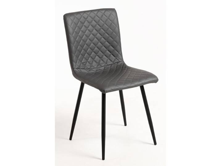 4er Set Rom Kunstleder Stühle - Gris