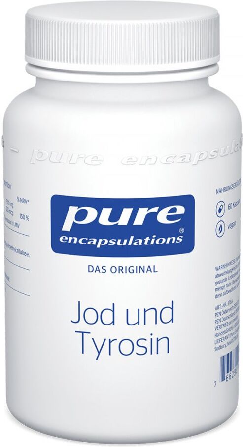 Pure Encapsulations Jod und Tyrosin Kapseln