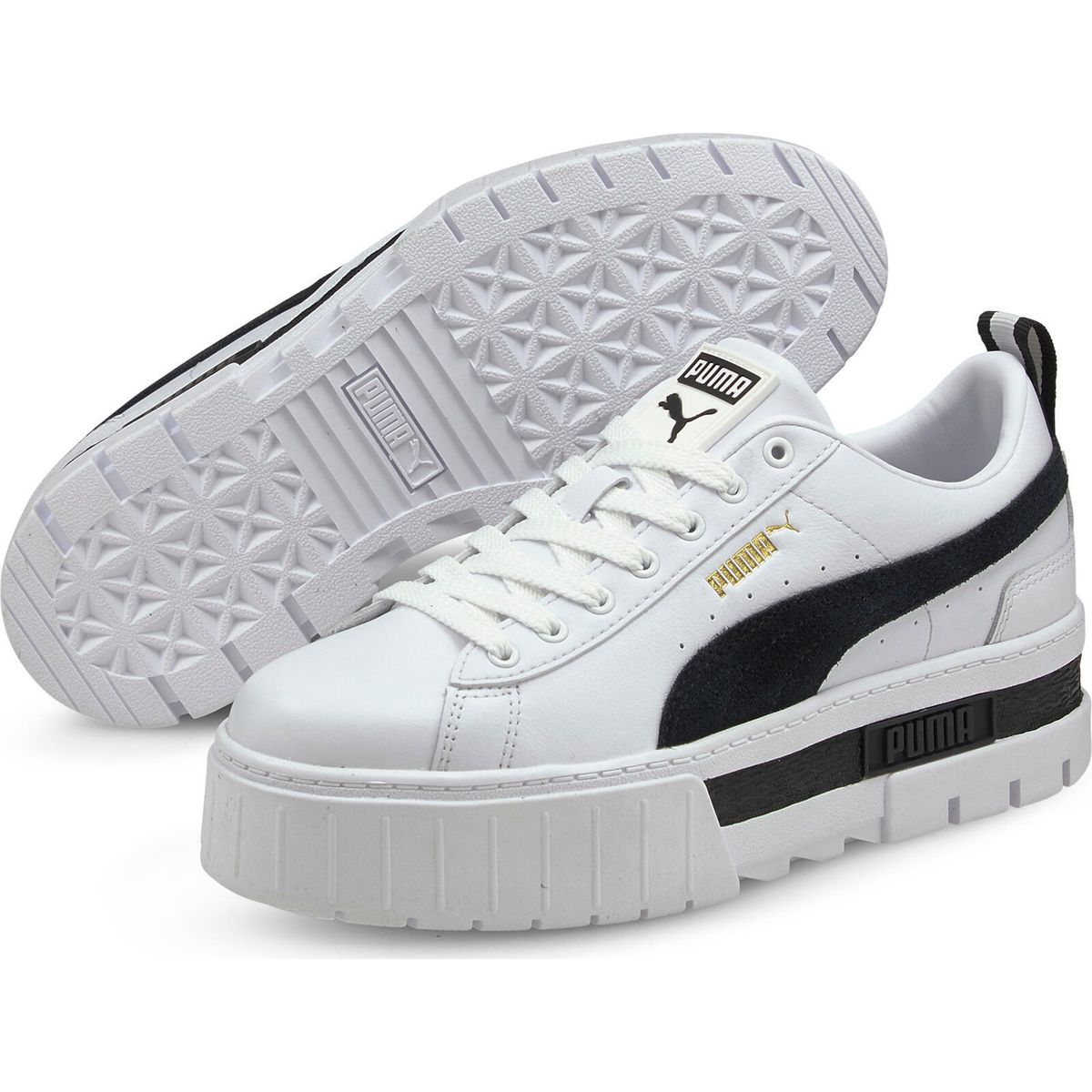 Puma Mayze Lth Wns puma white-puma black (01) 3.5 381983-01-3.5