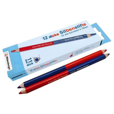 12 dicke Silbenstifte für das Schreiben in Silben, Set von , Mildenberger Verlag GmbH, 978-3-619-14266-8