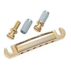 AllParts AP TP 0400-002 Stop Tailp. kompl. gold (Instrumenten Ersatzteile), Zubehör Instrumente, Gold