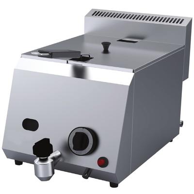 Gasfritteuse 8 L mit Ablasshahn, hohe Leistung - Gasfrit
