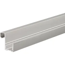 Schlüter Systems LIPROTEC-WSQ Profil Wandscheibe mit QUADEC-Abschluss Aluminium Alu natur matt eloxiert Höhe: 11 mm Länge: 2,5 m