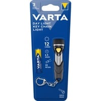 Day Light Key Chain Light, Taschenlampe schwarz/silber