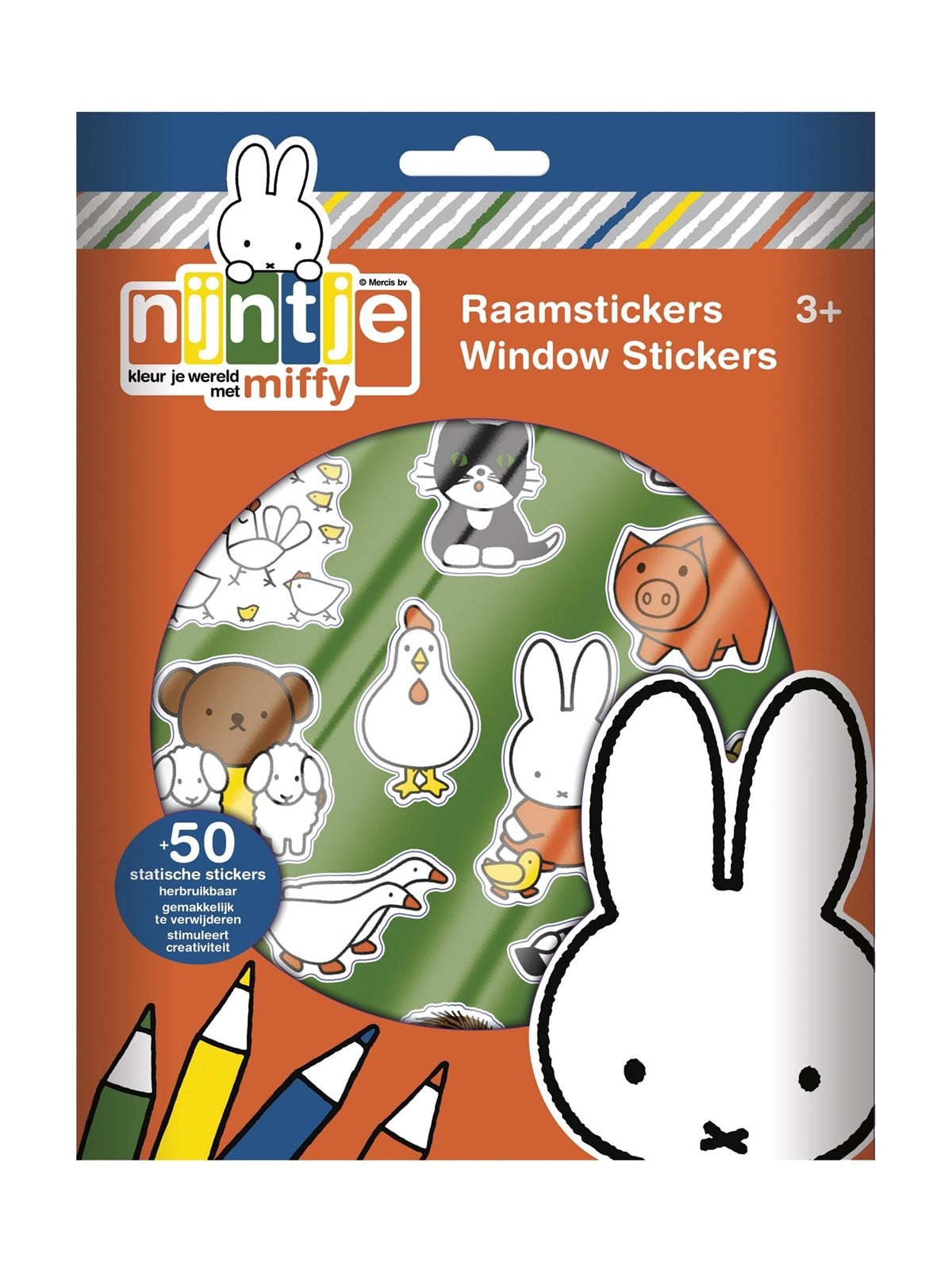 Bambolino Toys Miffy Window Stickers