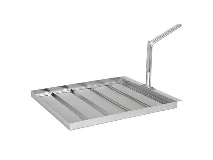 Fritteusen-Filter 13,75 Zoll Edelstahl, 550 Micron Öl-Sieb Mit Griff Hochwertiges Edelstahl-Mesh, präzise 550-Mikron-Filterung, abnehmbarer Griff, langlebige Qualität,(Af45)