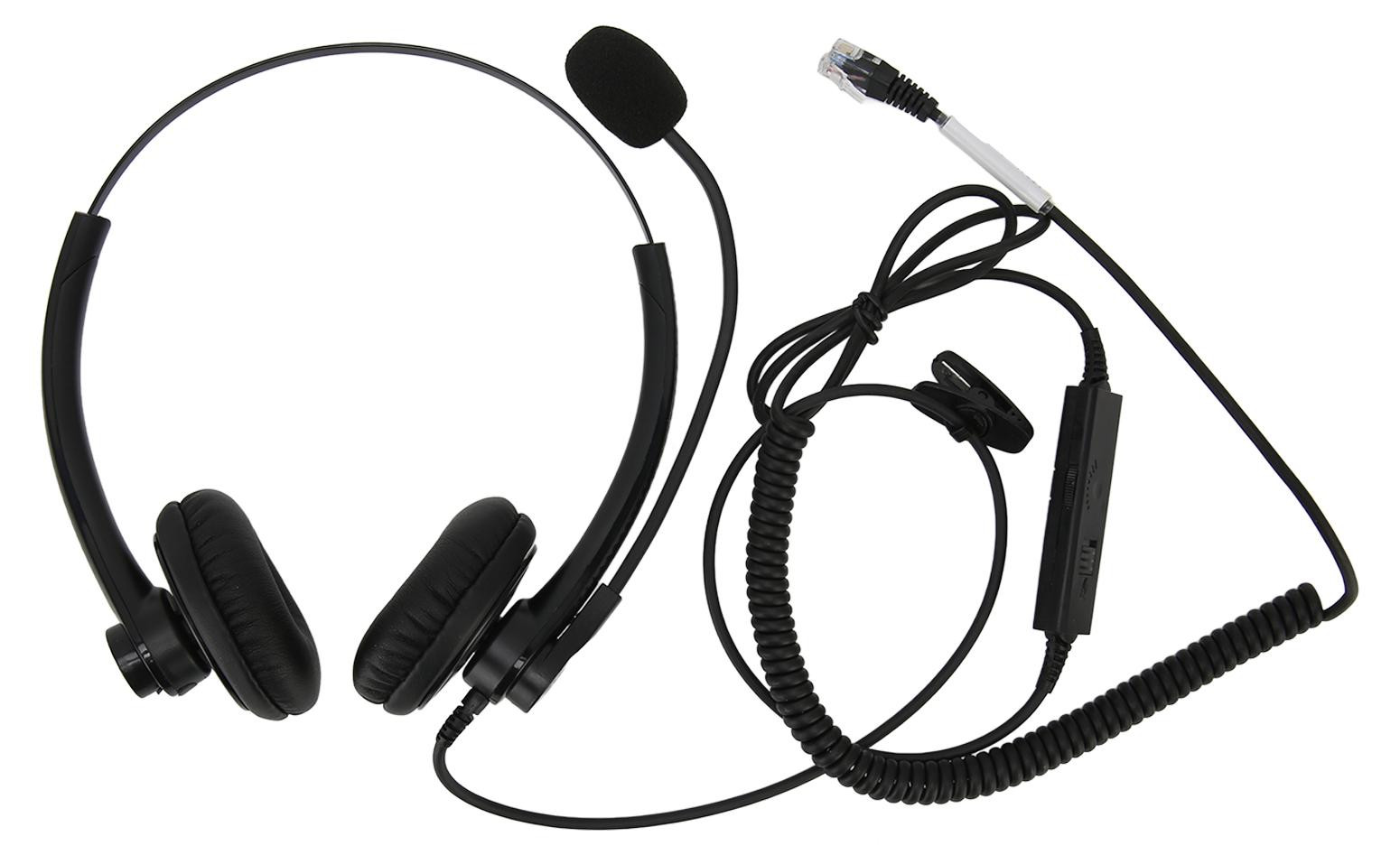 Gistuch Bedrade Business Telefoonheadset met Ruisonderdrukking en RJ-aansluiting