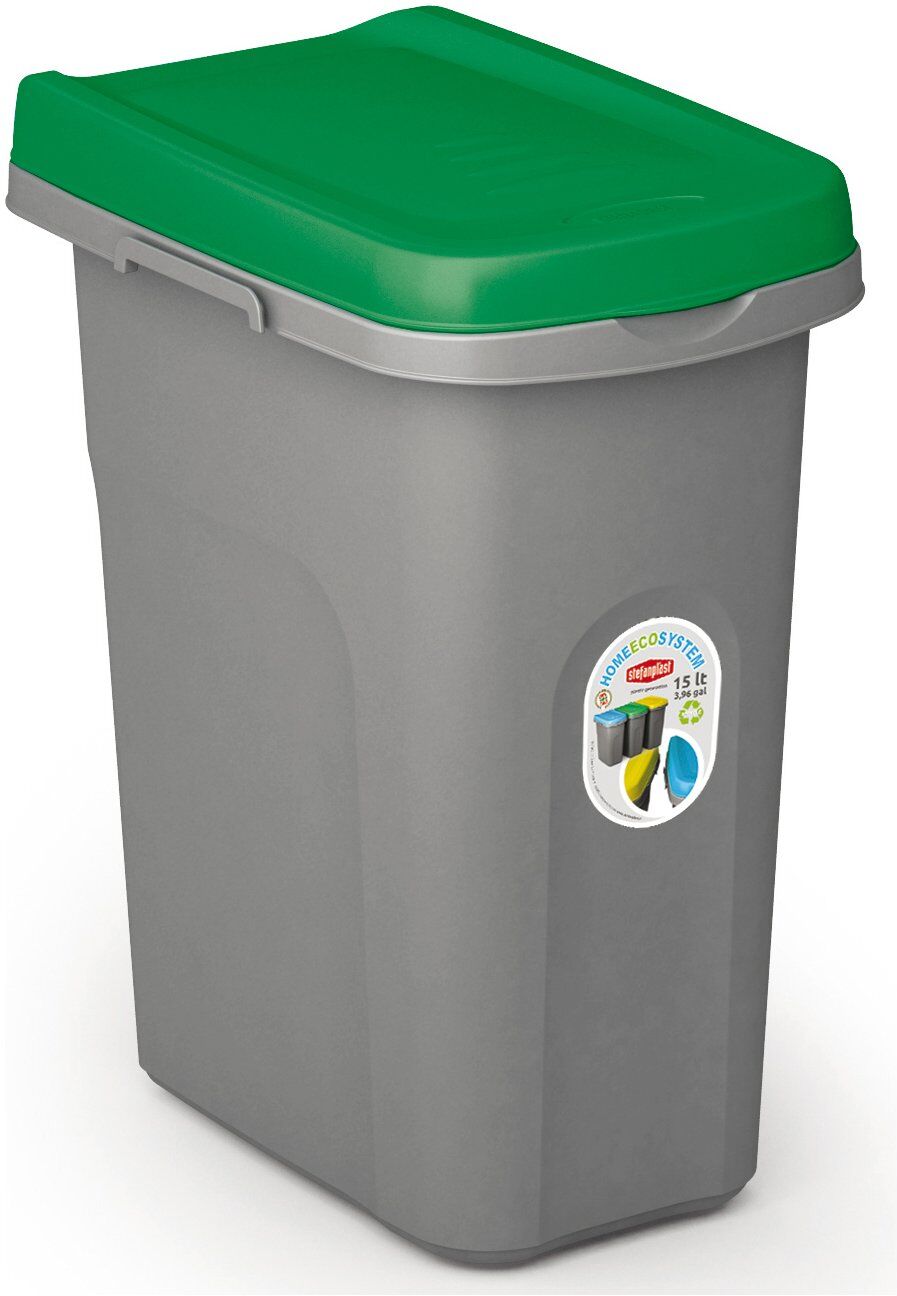 Pattumiera differenziata Stefanplast 70701 HOME BIN SYSTEM Verde