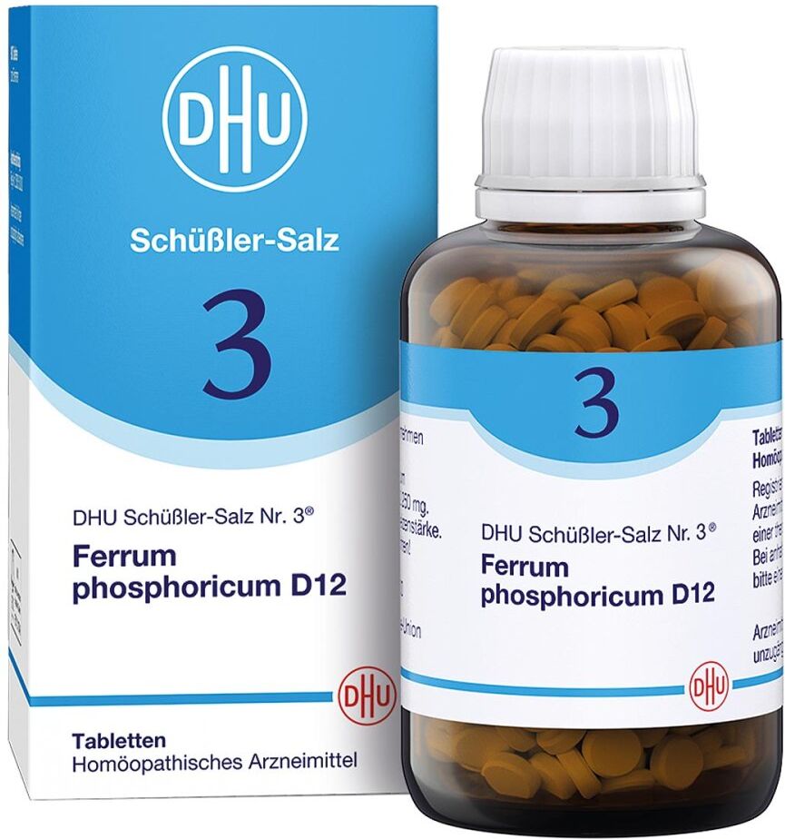DHU Schüßler-Salz Nummer 3 Ferrum phosphoricum D12 Tabletten