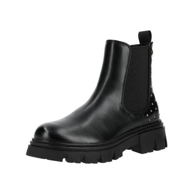 Stiefelette GIOSEPPO "GIOSEPPO Stiefelette Lederimitat/Textil", Damen, Gr. 33, Lederimitat, schwarz, Lederimitat, Textil, Schuhe Stiefelette