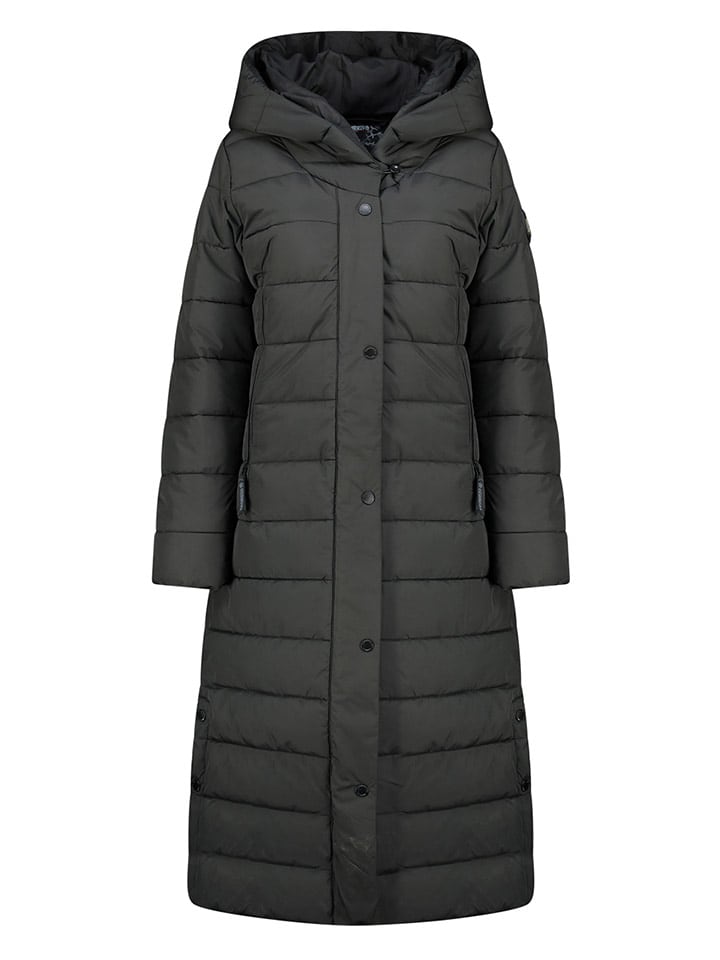 Geographical Norway Steppmantel in Schwarz - L