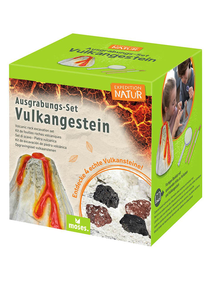 moses. Ausgrabungs-Set "Expedition Natur - Vulkangestein" - ab 7 Jahren - onesize