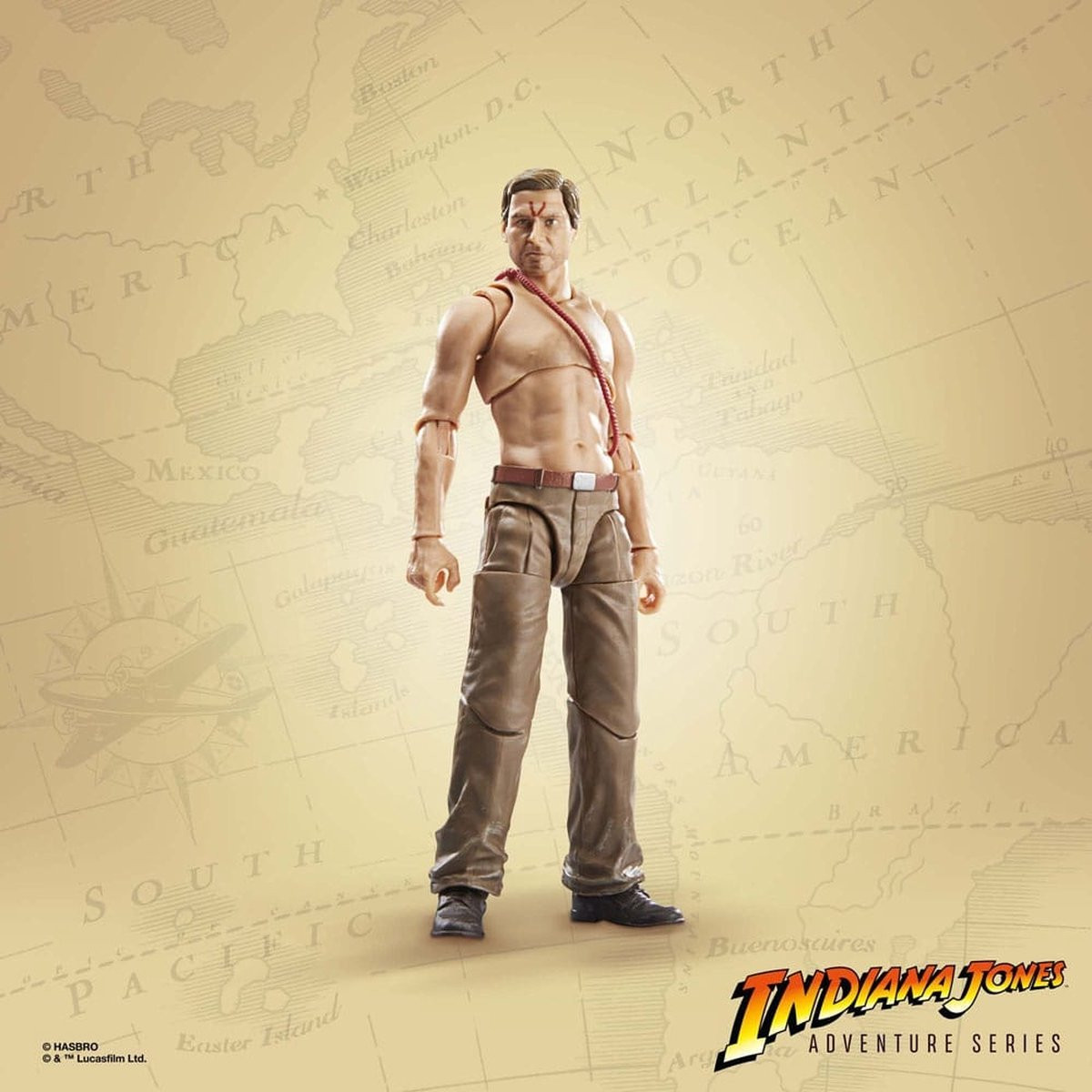 Indiana Jones Adventure Series actiefiguur (gehypnotiseerd) uit Indiana Jones and the Temple of Doom, 15 cm