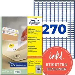 Avery Zweckform 8100er-Pack Universal Klebeetiketten »L4730REV-25«