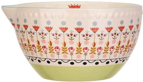 Cath Kidston Painted Table Ceramic Mixing Bowl 23cm