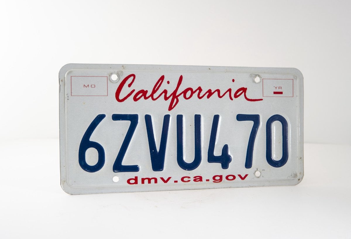 Authentieke USA Kentekenplaat California - Mancave Wanddecoratie