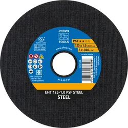 PFERD TOOLS Trennscheibe EHT gerade Universallinie PSF STEEL für Stahl - 61719010