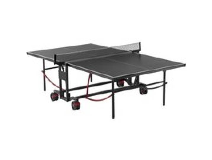 VEVOR Tischtennistisch Ping-Pong-Tisch, tragbare Tischtennisplatte, zusammenklappbar komplettes Ping-Pong-Tischset mit Schnellklemmnetz und großen feststellbaren Rädern