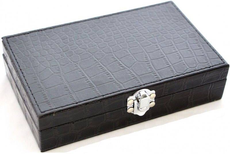 Loisirs Nouveaux Mallette Dominos Double 6 - Ivoire pivots