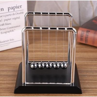 Perfect Picks Market Newton Cradle Desk Stress Relief Toy Physics Pendulum Office Decor Gift cube Pool A