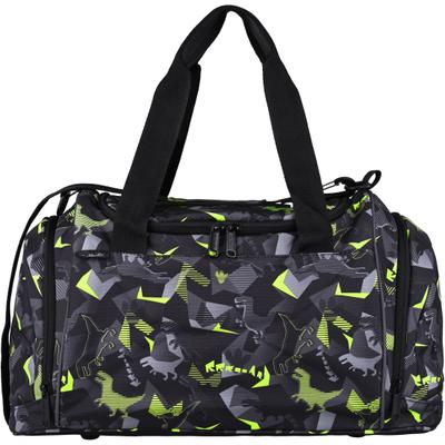 Sporttasche MCNEILL, Kinder, Gr. B/H/T: 45cm x 27cm x 26cm, schwarz (dinopark), Polyester, Taschen Sporttasche, für Schule, Sport und Freizeit