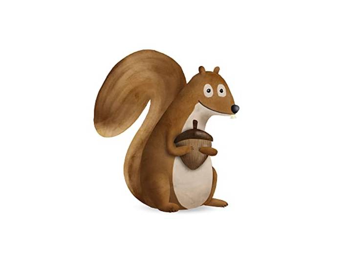 Komar Image murale représentant un animal Squirrel - Taille : 50 x 70 cm Sans cadre - Pure Boutique