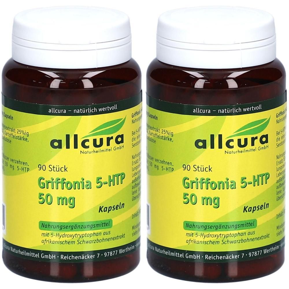Griffonia 5-Htp 50 mg Kapseln 2x 2x90 St