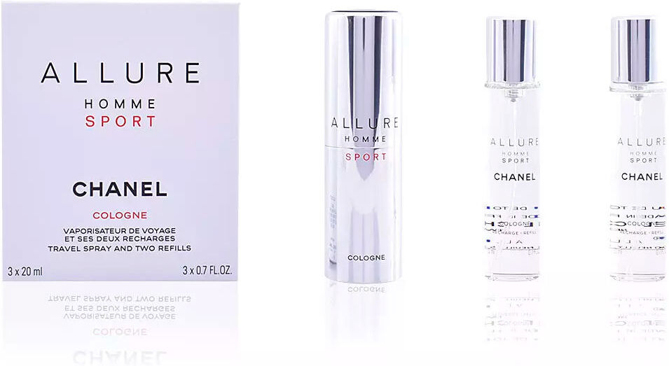 Chanel Allure Homme Sport Cologne vaporisateur de voyage et ses deux recharges 3 x 20 ml